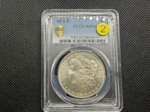 Beautiful Gem 1878-S Silver Morgan Dollar - PCGS MS66 - PCGS Price Guide Value for an MS66 is $1,150.00