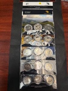 Five Original US Mint 3-Coin Sets of 2012 America the Beautiful PDS Washington Quarter US Park Sets in Original Mint Package WCOA