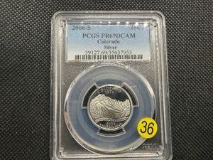 2006-S Silver Colorado Washington Quarter PCGS PR69DCAM - PCGS Price Guide Value for a PR69DCAM is $25