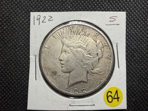 1922 Silver Peace Dollar