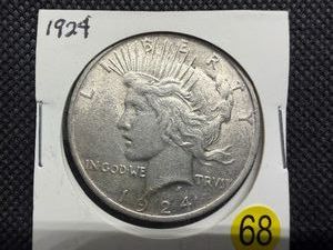 1924 Silver Peace Dollar
