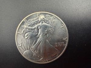 1989 Beautiful Uncirculated 1 Oz. Silver American Eagle
