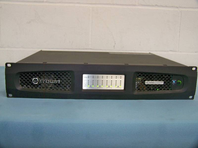 Crown Audio DCI 8300 DriveCore Install Analog Series 8-Channel Amplifier 300 Watts x 8