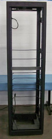 Lowell Audio Video (AV) Equipment Rack  Enclosure with Built-In Fan and Power Strip