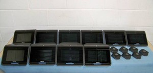 (10) Crestron CS-UC-1 Tabletop UC Audio Conference Systems and (7) Table Top Mic  Microphone PucksPods - NO Power Supplies