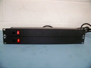 (2) Wiremold J08B0B 8-Outlet 15 Amp Rack Mountable Power Strips