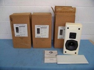 (3) AES Radia One AU-AESRADIA1 Two-Way On-Wall Loudspeakers  Speakers - NEW IN BOX