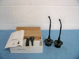 (2) Audio Technica Table MicsMicrophones and (1) ClearOne Ceiling MicMicrophone
