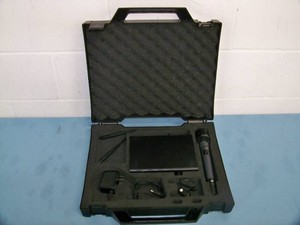 Sennheiser Wireless Handheld Mic  Microphone, Lapel Mic and Receiver in Hard-Sided Case