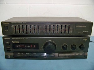 Technics Amplified Stereo Receiver and Equalizer