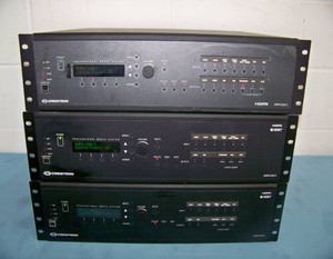 (3) Crestron (DMPS-300-C & DMPS-200-C included) All-in-One DigitalMedia Control Units