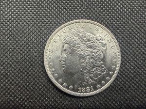 1881 O Morgan Silver Dollar
