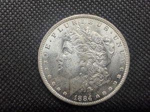 1884 O Morgan Silver Dollar