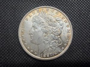 1887 Morgan Silver Dollar