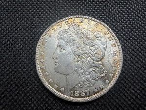 1887 Morgan Silver Dollar