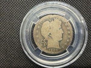 1893 S Barber Silver Half Dollar