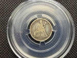 1875 Seated Liberty Dime