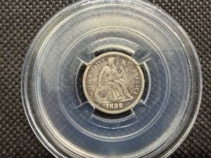 1888 Seated Liberty Dime