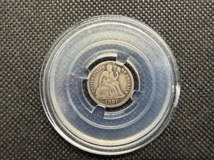 1891 O Seated Liberty Dime