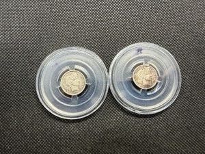 1906 S 1908 D Barber Dimes
