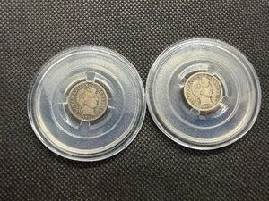 1914 and 1914 D Barber Dimes