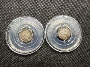1915 S and 1916 Barber Dimes