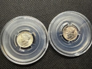 1940 and 1940 S Silver Mercury Dimes