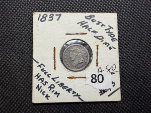 1837 Bust Type Half Dime
