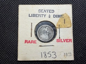 1853 Seated Liberty Half Dime