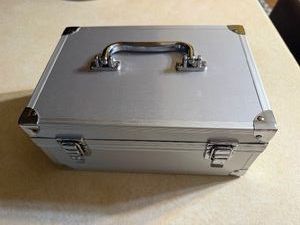 Aluminum Coin Slab Storage Box. Holds 30 Graded Coins in Certified Coin Holders