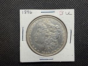 1896 Morgan Silver Dollar Marked BU When Purchased