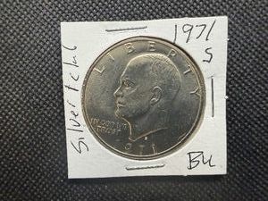 1971 S Ike Dollar Marked BU When Purchased