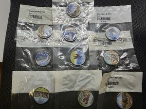 Ten Colorized State Quarters in Littleton Packaging