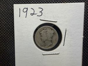1923 Silver Mercury Dime
