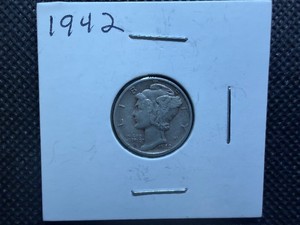 1942 Silver Mercury Dime