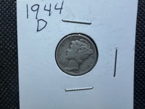 1944 D Silver Mercury Dime