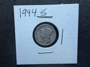 1944 S Silver Mercury Dime