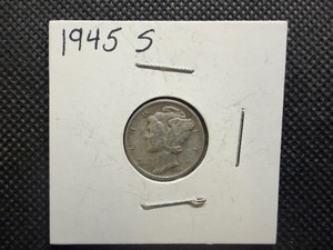 1945 S Silver Mercury Dime