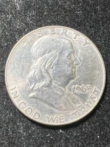 1963-D US FRANKLIN HALF DOLLAR