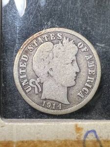 1914-D US BARBER DIME