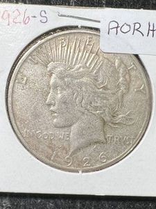 1926-S US PEACE SILVER DOLLAR