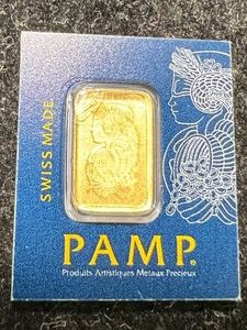 1 GRAM .999 FINE GOLD PAMP BAR