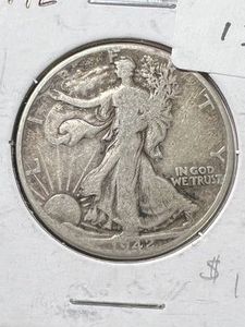 1942 US WALKING LIBERTY HALF DOLLAR