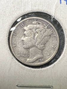 1941 US MERCURY DIME