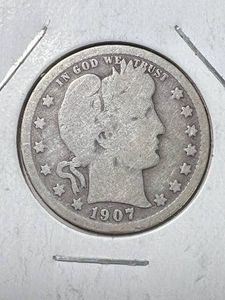 1907-O US BARBER QUARTER