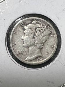 1936-D US MERCURY DIME