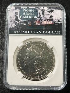 1899-O US MORGAN SILVER DOLLAR SLABBED