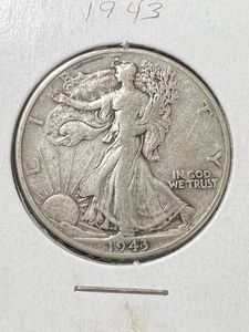1943 US WALKING LIBERTY HALF DOLLAR