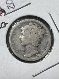 1918-S US MERCURY DIME