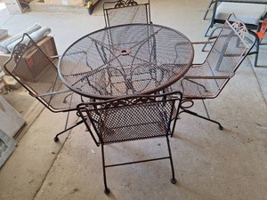 5 piece rocking patio set